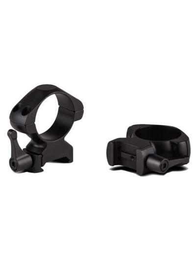 Konus 7409 Steel Rings  Matte Black 30mm Quick Release High 0 MOA