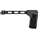 SB Tactical FS1913-01-SB FS1913-01-SB  Side Folding Black Synthetic with 9.60" OAL & Nylon Strap for AR-Platform with 1913 Picatinny Rail (Tube Not Included)