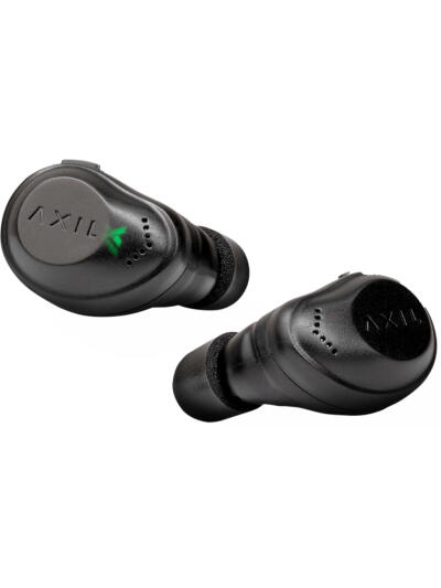 Axil XCOR Wireless Tactical Earbuds w/ Touch Controls & Bluetooth Black
