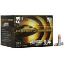 FEDERAL 22LR 40GR HAMMERDOWN COPPER PLATED LEAD HP 325 COUNT 325 RD/BX 10 BX/CS