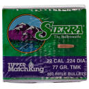 Sierra 7177C Tipped MatchKing  22Cal 77gr Tipped MatchKing 500/Box