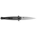 Kershaw 7150 Launch 8 3.50" Folding Spear Point Plain Stonewashed CPM 154 SS Blade Gray w/Insert Aluminum/Carbon Fiber Handle Includes Pocket Clip