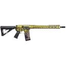 BLACK RAIN SPEC15 RIA 5.56 16IN BBL GOLD FX  CERAKOTE 15IN MLOK 30RD TRUMP RIFLE