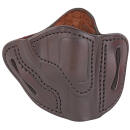 1791 Gunleather RVH1SBRR RVH1  OWB Size 01 Signature Brown Leather Belt Slide Fits S&W J Frame/Ruger LCR/S&W 38 Belt Up to 1.75" Wide Right Hand