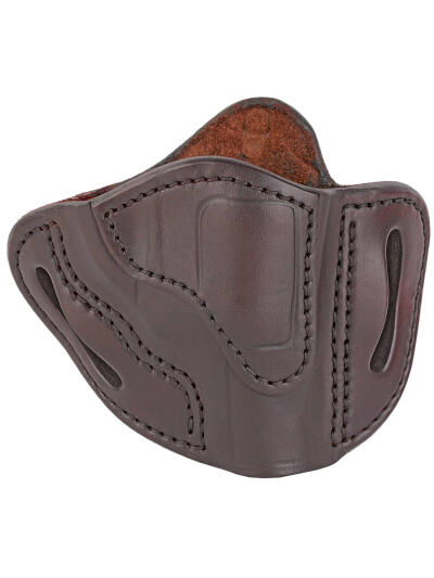 1791 Gunleather RVH1SBRR RVH1  OWB Size 01 Signature Brown Leather Belt Slide Fits S&W J Frame/Ruger LCR/S&W 38 Belt Up to 1.75" Wide Right Hand