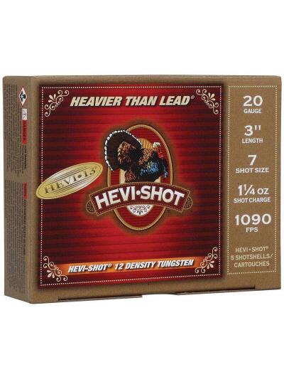 HEVI-SHOT HEVI-13 20GA 3IN 1-1/4OZ #7 5 RD/BX 10 BX/CS
