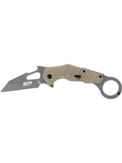 S&W KNIFE M&P EXTREME OPS 3" - KARAMBIT SPRING ASSIST FDE
