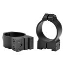 Warne 14B1M Maxima  Matte Black Steel 30mm Tube Medium Vertical Split Dovetail, 0 MOA Fits CZ 527