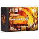 Federal FB277F2 Fusion Component  270 Win .277 130 gr Fusion Soft Point 100 Per Box/ 4 Case