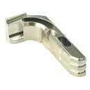 Cross Armory CRGMCSV Mag Catch  Extended Glock Gen1-3/P80 Silver Anodized Aluminum