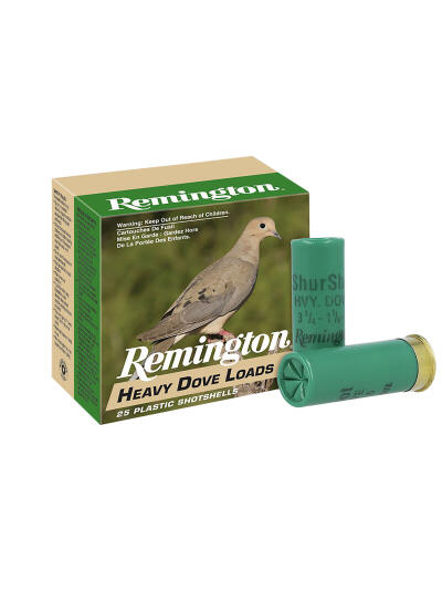 Remington Ammunition 28757 Heavy Dove Loads  12Gauge 2.75" 1 1/8oz 8Shot 25 Per Box/10 Case