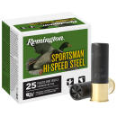 Remington Ammunition 20934 Sportsman Hi-Speed Steel 12Gauge 2.75" 1 1/8oz 2Shot 25 Per Box/10 Case