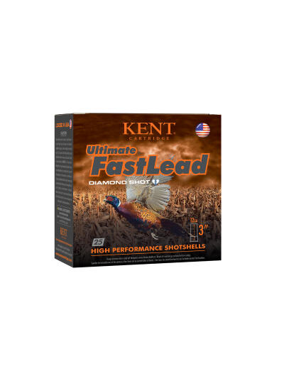 Kent Cartridge K123UFL505 Ultimate Fast Lead 12Gauge 3" 1 3/4oz 5Shot 25 Per Box/10 Case