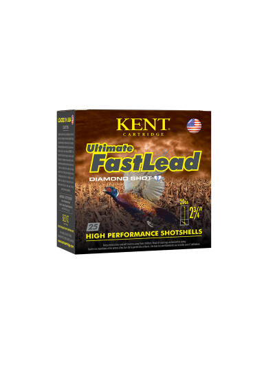 Kent Cartridge K202UFL2875 Ultimate Fast Lead 20Gauge 2.75" 1oz 7.5Shot 25 Per Box/10 Case