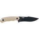 SCHRADE KNIFE I-BEAM 5" FIXED - AUS-8 BLACK/FDE G10 HANDLE