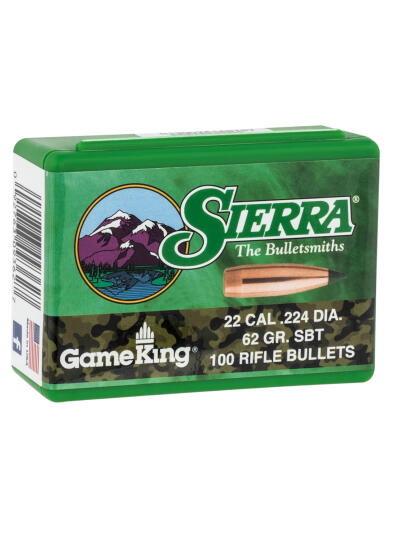 Sierra 9362 GameKing  62gr Spitzer Boat Tail 100/Box