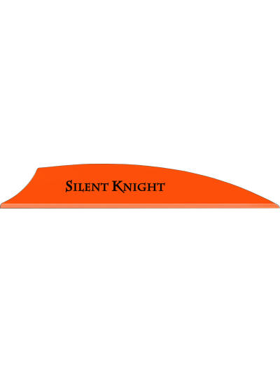Flex Fletch Silent Knight Vanes Blaze Orange 3 in. 36 pk.