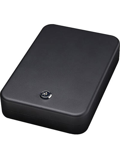 Bulldog Personal Vault with Key Lock Black 9x6.5x2 in.