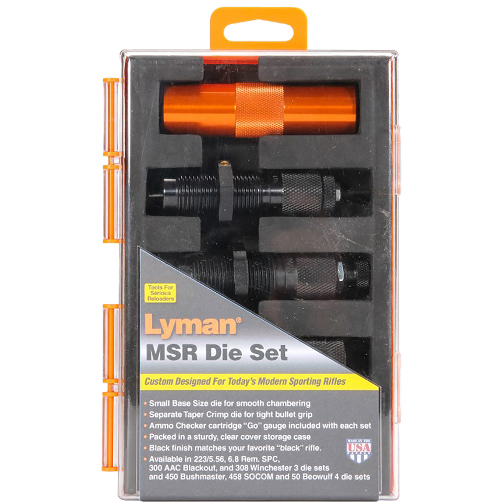 Lyman MSR Precision 3 Piece Die Set 6.8 Rem - Image 2