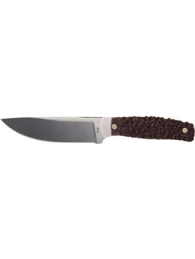 UNCLE HENRY KNIFE NEXT GEN - STAGLON 4.6" BLD W/LTHR SHTH