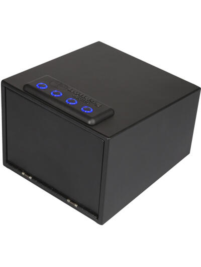 Bulldog Magnum LED Quick Vault Black 11.5 x 10 x 8 in. with Shelf