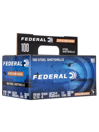 Federal WF142100BB Speed-Shok  12Gauge 3" 1 1/4oz BBShot 100 Per Box/2 Case