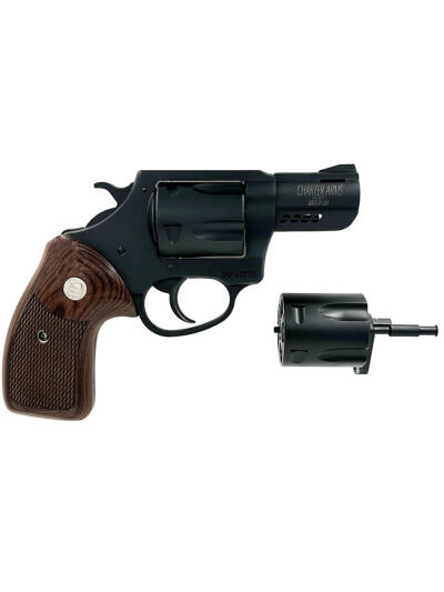 Charter Arms Double Dog Revolver 357 MAG / 9mm 4.2 in Black / Walnut 5 rd.
