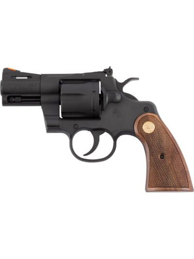 Colt Python Revolver 357 Mag 2.5 in. Matte Blue Walnut Grip 6rd.
