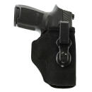 Galco TUC662B Tuck-N-Go 2.0 IWB Black Leather UniClip/Stealth Clip Fits Springfield XDS Ambidextrous