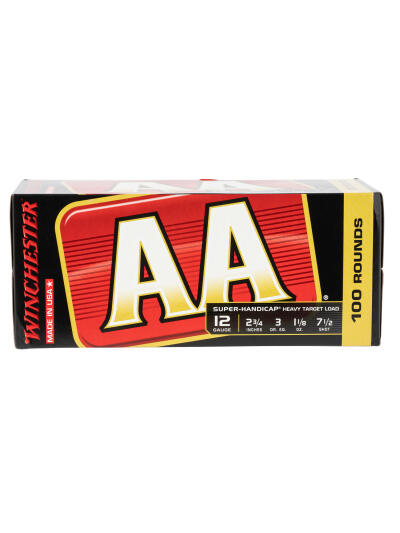 Winchester Ammo AAHA127VP AA Super Handicap Heavy Target 12Gauge 2.75" 1 1/8oz 7.5Shot 100 Bx/2 Case *Value Pack