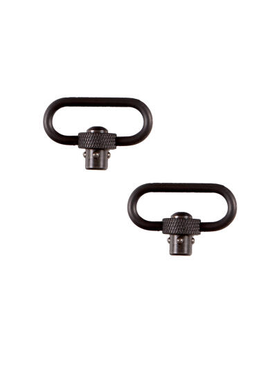 Allen 14516 Quick Detach Swivel  Set 1.25" Push Button Black Steel