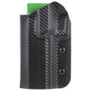 Uncle Mike's 54RNC74BGL Range/Competition Holster OWB Black/Green Boltaron Belt Slide Fits Sig X5 Left Hand