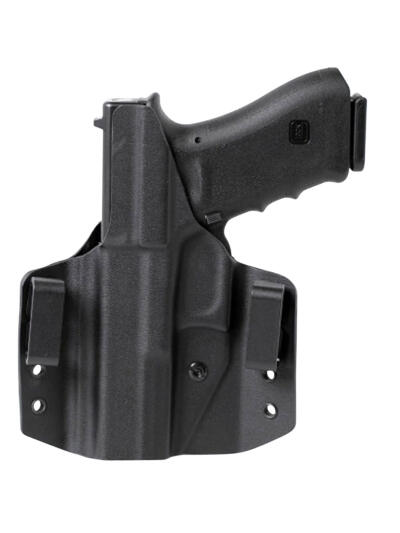 Uncle Mike's 54CCW84BGL CCW Holster OWB Black Boltaron Belt Slide Fits SCCY Fits 9" Barrel Left Hand