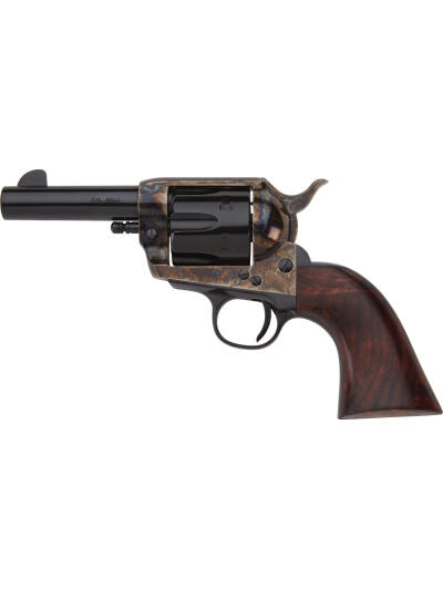 Pietta HF45CHS312NM 1873 Great Western II Sheriff 45 Colt (Long Colt) 6rd 3.50" Blued Steel Barrel & Cylinder, Color Case Hardened Steel Frame, Walnut Grip, Exposed Hammer