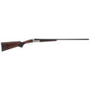 TriStar 38120 Bristol SxS Full Size 20 Gauge Break Open 3" 2rd 28" Blued Side By Side Barrel, Nickel Engraved w/24K Gold Inlay Steel Receiver, Fixed Oiled Turkish Walnut Stock, Right Hand