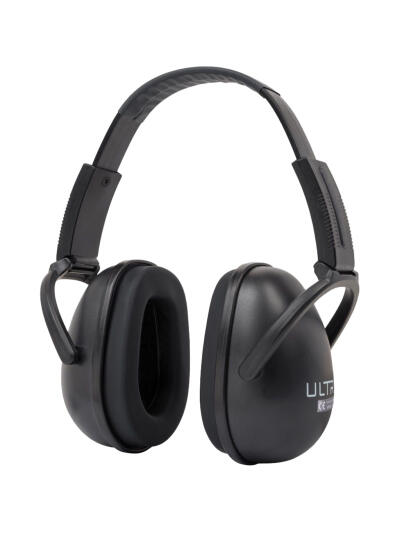 ULTRX Sound Blocker Passive Earmuff Black