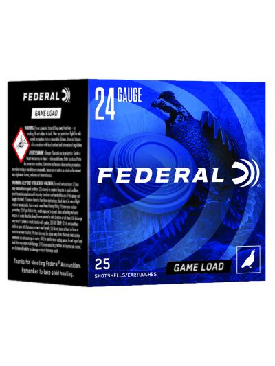 Federal N1248 Game-Shok Heavy Field 24Gauge 2.50" 11/16oz 8Shot 25 Per Box/10 Case