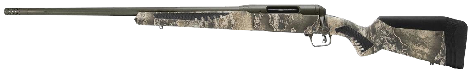 Savage Arms 57761 110 Timberline 7mm Rem Mag 3+1 24", OD Green Cerakote, Realtree Excape Fixed AccuStock with AccuFit, Left Hand
