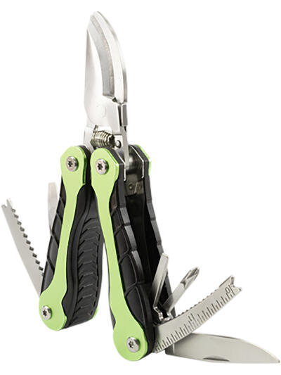 AccuSharp 084C Gardener's  Black/Green Folding Plain Blade