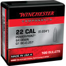 Winchester Ammo WB223PP64X Centerfire Rifle  223Rem 64gr Power Point 100 Per Box/10 Case