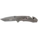 Smith & Wesson Knives SWP11GCP M&P Rescue 3.79" Folding Tanto Plain 7Cr15MoV SS Blade Aluminum Handle Includes Pocket Clip
