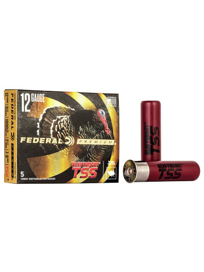 Federal PTSSX195F79 Premium Turkey Heavyweight TSS 12Gauge 3.50" 2 1/2oz 7/9Shot 5 Per Box/50 Case