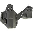 Blackhawk 416168BK Stache  IWB Size 68 Black Polymer Belt Clip Compatible w/Glock 43/ 43x/Springfield Hellcat Ambidextrous