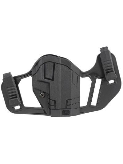 Uncle Mike's 79077 Apparition  IWB/OWB Belt Clip Mount Compatible w/Glock 43/43X/Springfield Hellcat Black Polymer Ambidextrous
