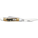 Case 03578 Stockman  Medium 2.57"/1.88"/1.71" Folding Clip/Sheepsfoot/Spey Plain Mirror Polished Tru-Sharp SS Blade/Brown Jigged 6.5 BoneStag Handle
