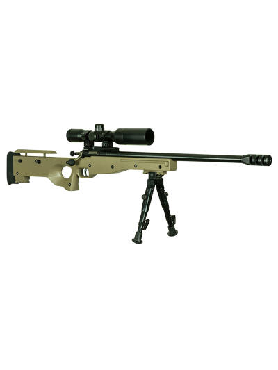 Crickett KSA2157 Precision Complete Package 22 Mag 1rd 16.12" Blued Flat Dark Earth Fixed Thumbhole Stock Right Hand (Youth)