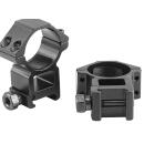 Riton Optics X1H Scope Rings  Matte Black 1" High