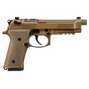 Beretta USA JS92M9A4GM M9A4  9mm Luger 5.10" Threaded Barrel 18+1, Flat Dark Earth Cerakote Polymer Frame, Serrated Steel Optic Cut Slide, Polymer Grip & Decocker Safety