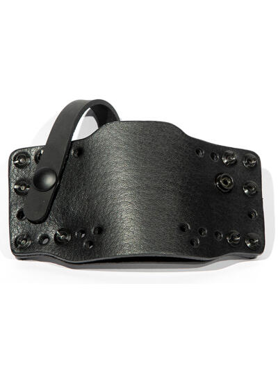 Limbsaver Cross-Tech Holster Black Leather Clip-On w/ Strap