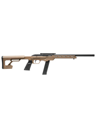 Savage Arms 45125 64 Precision 22 LR Caliber with 20+1 Capacity, 16.50" Threaded Barrel, Matte Black Metal Finish & Chassis Flat Dark Earth Synthetic Stock Right Hand (Full Size)